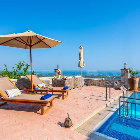 New Villa Kantifes 4 Families Or Couples With Private Pool & Bbq Kirianna Dış mekan fotoğraf