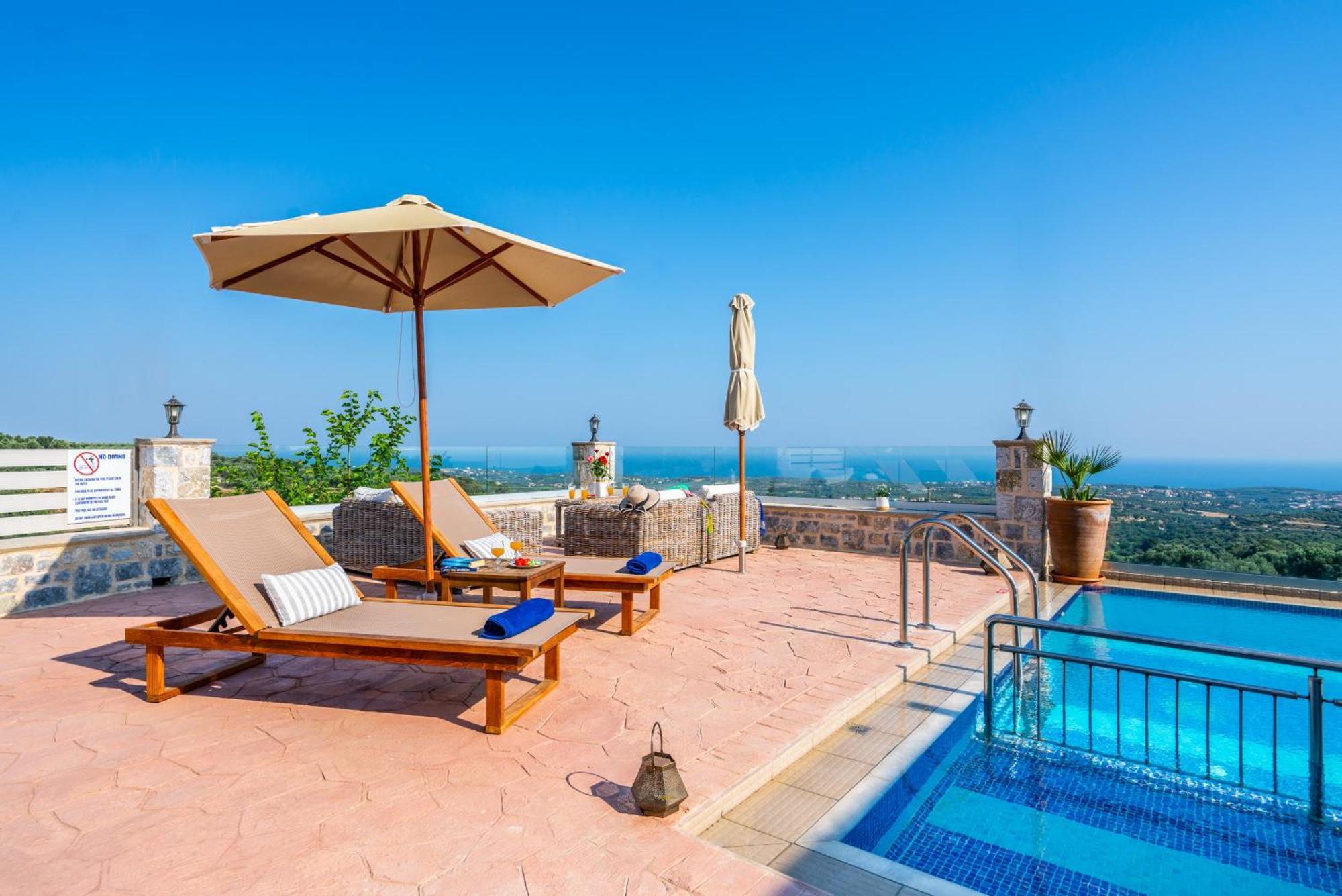 New Villa Kantifes 4 Families Or Couples With Private Pool & Bbq Kirianna Dış mekan fotoğraf