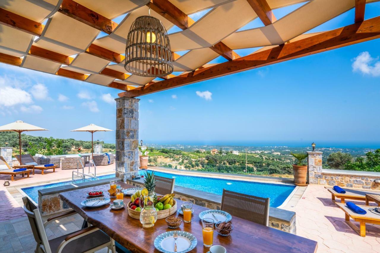 New Villa Kantifes 4 Families Or Couples With Private Pool & Bbq Kirianna Dış mekan fotoğraf