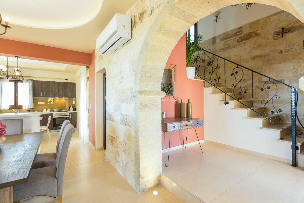 New Villa Kantifes 4 Families Or Couples With Private Pool & Bbq Kirianna Dış mekan fotoğraf